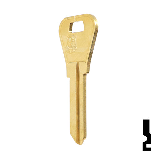 Uncut Key Blank | Weiser | WR3, 1054WB Residential-Commercial Key JMA USA