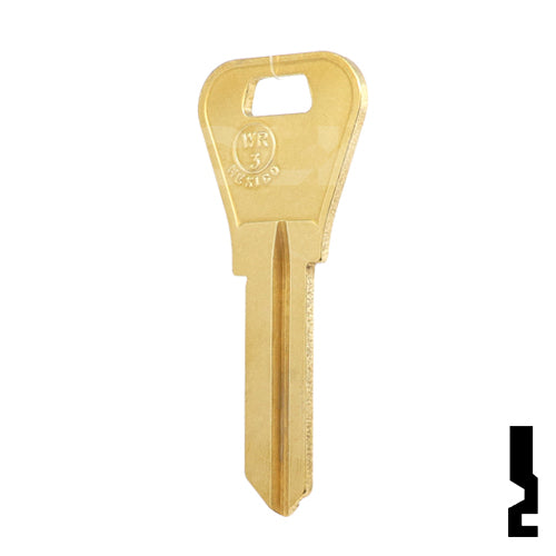 Uncut Key Blank | Weiser | WR3, 1054WB Residential-Commercial Key JMA USA