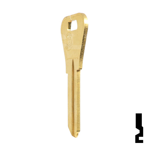 Uncut Key Blank | Weiser | WR3, 1054WB Residential-Commercial Key JMA USA