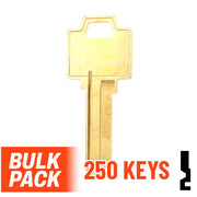 Uncut Key Blank | Weiser | WR5  - 250 Pack Residential-Commercial Key Ilco