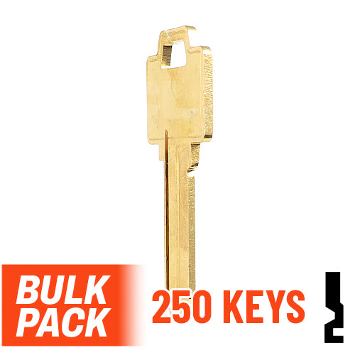 Uncut Key Blank | Weiser | WR5  - 250 Pack Residential-Commercial Key Ilco