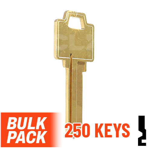 Uncut Key Blank | Weiser | WR5  - 250 Pack Residential-Commercial Key Ilco