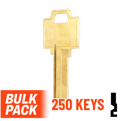 Uncut Key Blank | Weiser | WR5  - 250 Pack Residential-Commercial Key Ilco