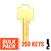 Uncut Key Blank | Weiser | WR5  - 250 Pack Residential-Commercial Key Ilco