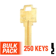 Uncut Key Blank | Weiser | WR5  - 250 Pack Residential-Commercial Key Ilco