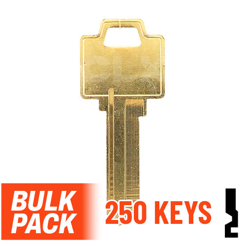 Uncut Key Blank | Weiser | WR5  - 250 Pack Residential-Commercial Key Ilco
