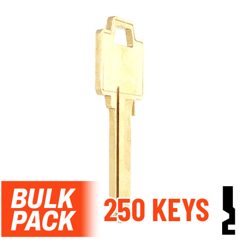 Uncut Key Blank | Weiser | WR5  - 250 Pack Residential-Commercial Key Ilco