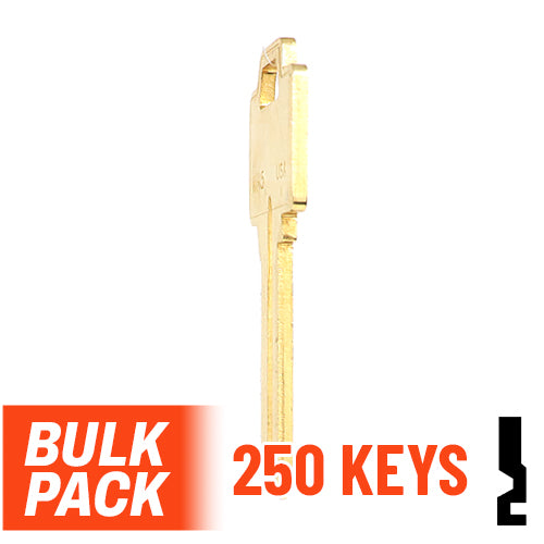 Uncut Key Blank | Weiser | WR5  - 250 Pack Residential-Commercial Key Ilco