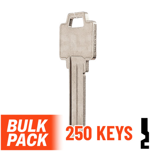 Uncut Key Blank | Weiser | WR5 - 250 Pack Residential-Commercial Key JMA USA