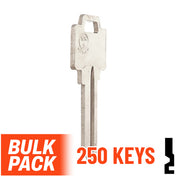 Uncut Key Blank | Weiser | WR5 - 250 Pack Residential-Commercial Key JMA USA