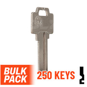 Uncut Key Blank | Weiser | WR5 - 250 Pack Residential-Commercial Key JMA USA