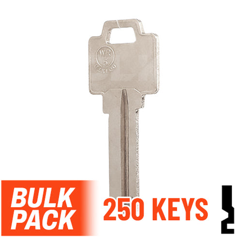 Uncut Key Blank | Weiser | WR5 - 250 Pack Residential-Commercial Key JMA USA