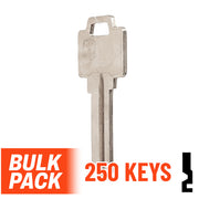 Uncut Key Blank | Weiser | WR5 - 250 Pack Residential-Commercial Key JMA USA