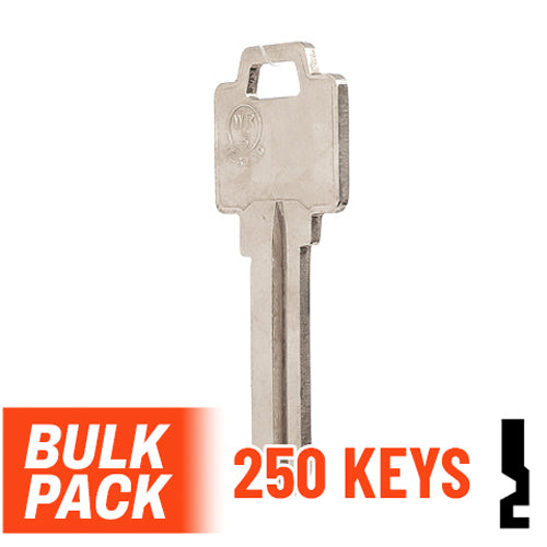 Uncut Key Blank | Weiser | WR5 - 250 Pack Residential-Commercial Key JMA USA