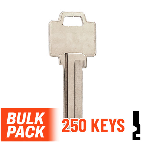 Uncut Key Blank | Weiser | WR5 - 250 Pack Residential-Commercial Key JMA USA