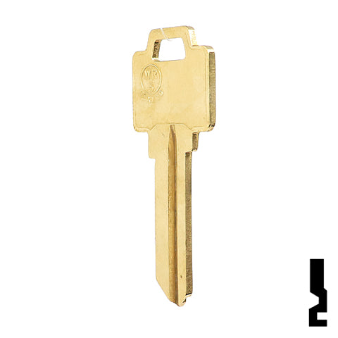 Uncut Key Blank | Weiser | WR5, N1054WB Residential-Commercial Key JMA USA
