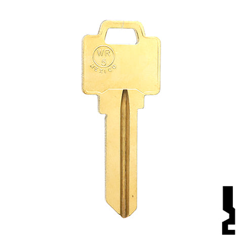 Uncut Key Blank | Weiser | WR5, N1054WB Residential-Commercial Key JMA USA