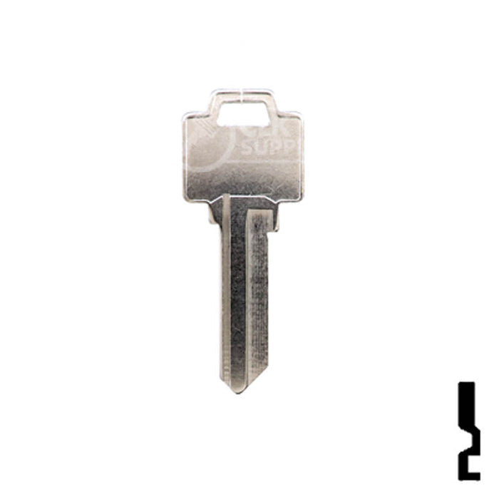 Uncut Key Blank | Weiser | WR5, N1054WB Residential-Commercial Key JMA USA