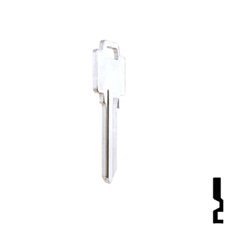 Uncut Key Blank | Weiser | WR5, N1054WB Residential-Commercial Key JMA USA