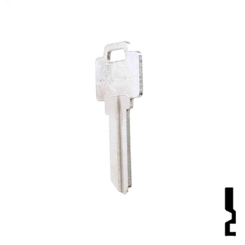 Uncut Key Blank | Weiser | WR5, N1054WB Residential-Commercial Key JMA USA