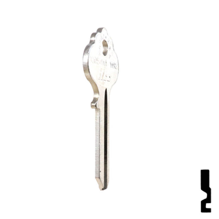 Uncut  Key Blank | Weiser | X1054WA, WR2 Residential-Commercial Key Ilco