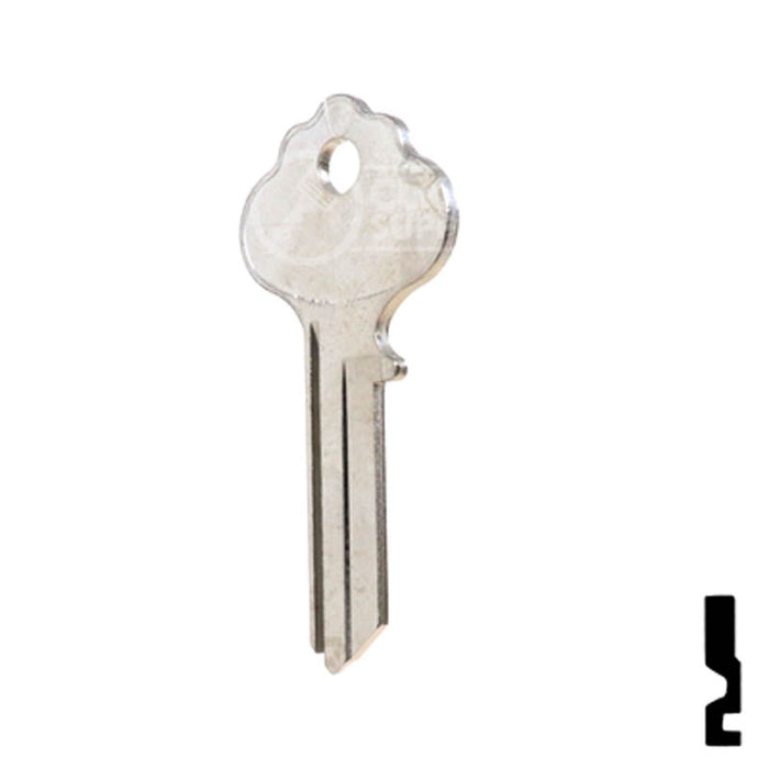 Uncut  Key Blank | Weiser | X1054WA, WR2 Residential-Commercial Key Ilco