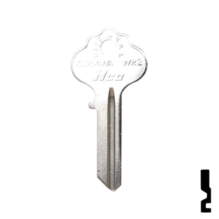 Uncut  Key Blank | Weiser | X1054WA, WR2 Residential-Commercial Key Ilco