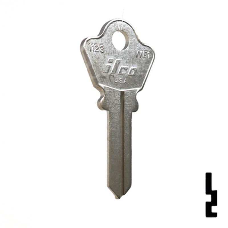 Uncut Key Blank | Welch | 1123 Residential-Commercial Key Ilco