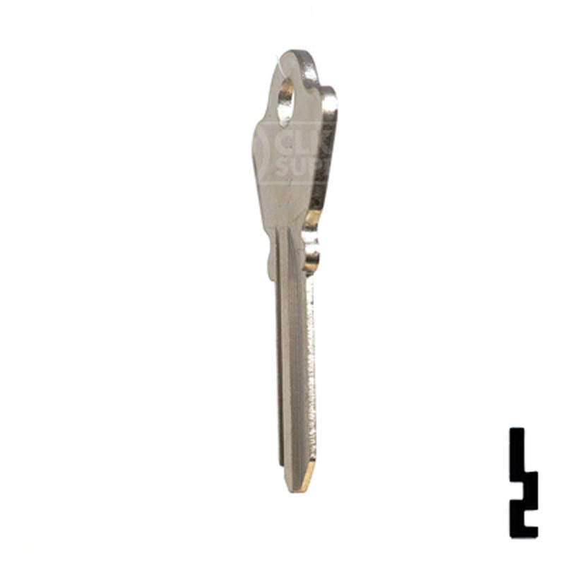 Uncut Key Blank | Welch | 1123 Residential-Commercial Key Ilco