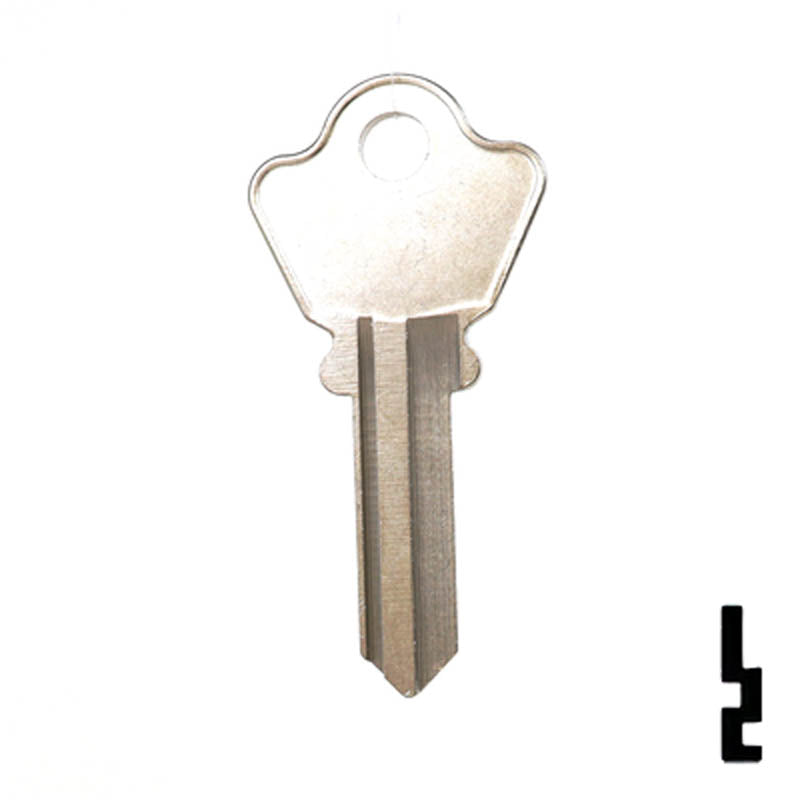 Uncut Key Blank | Welch | 1123 Residential-Commercial Key Ilco
