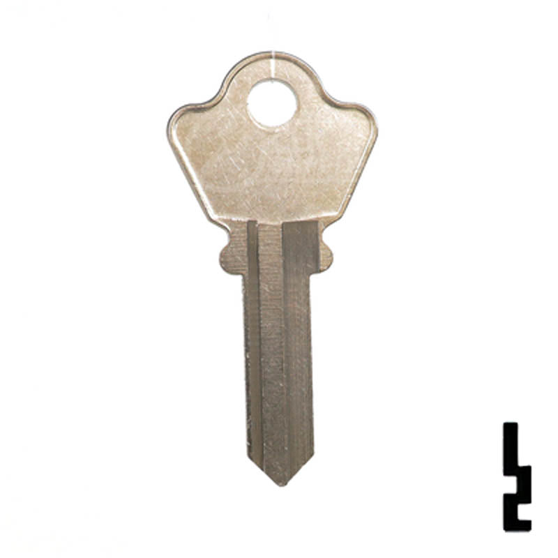 Uncut Key Blank | Welch | 1123 Residential-Commercial Key Ilco