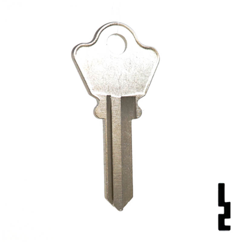 Uncut Key Blank | Welch | 1123 Residential-Commercial Key Ilco