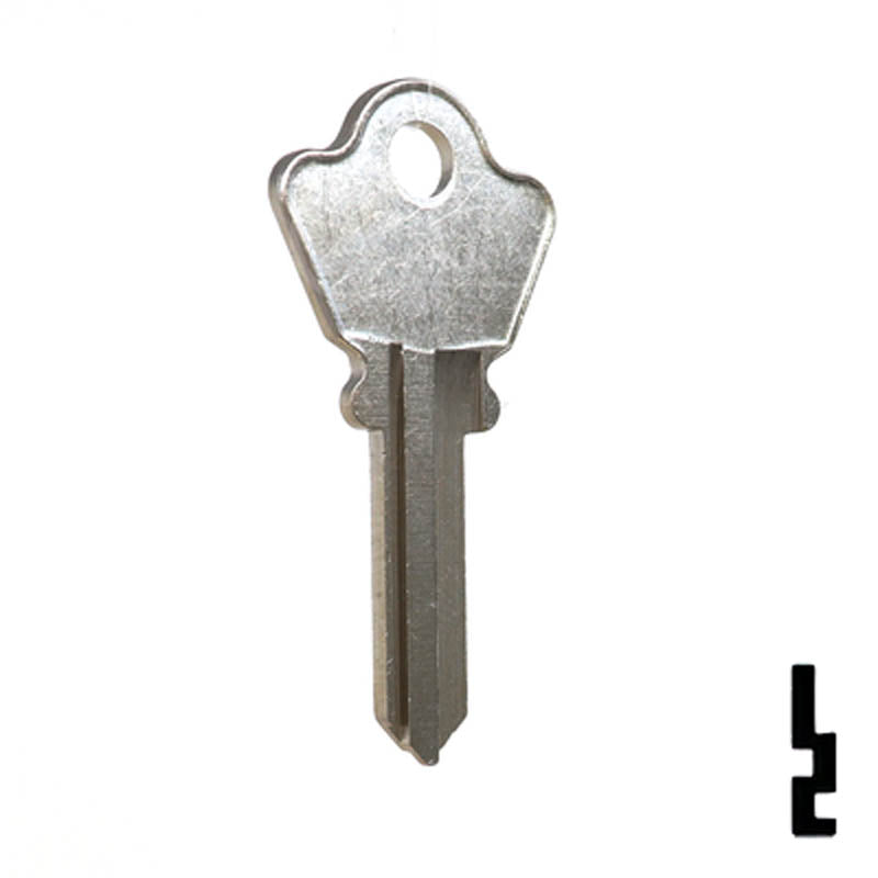 Uncut Key Blank | Welch | 1123 Residential-Commercial Key Ilco