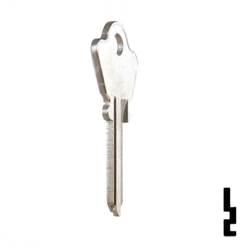Uncut Key Blank | Welch | 1123 Residential-Commercial Key Ilco