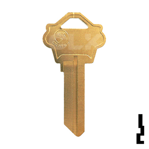 Uncut Key Blank | Weslock | WK2, 1175N