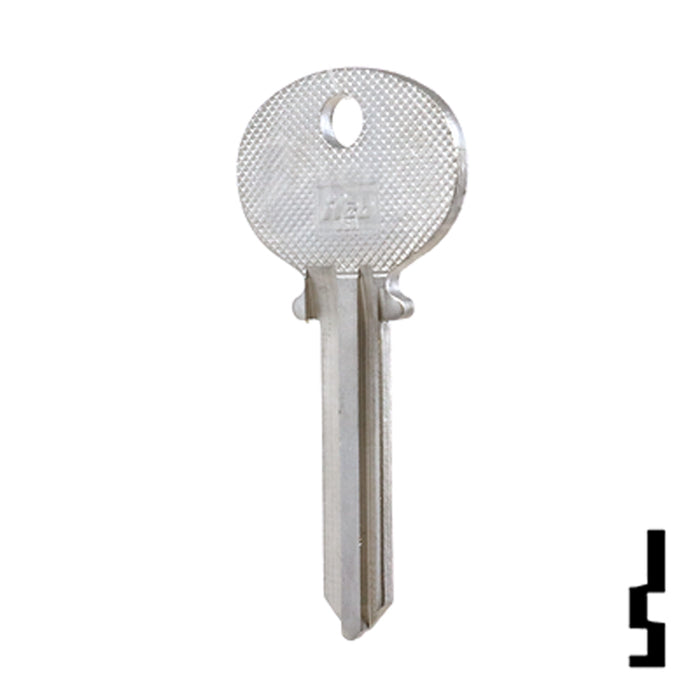Uncut Key Blank | Wilson Bohannon | 1071AB Residential-Commercial Key Ilco