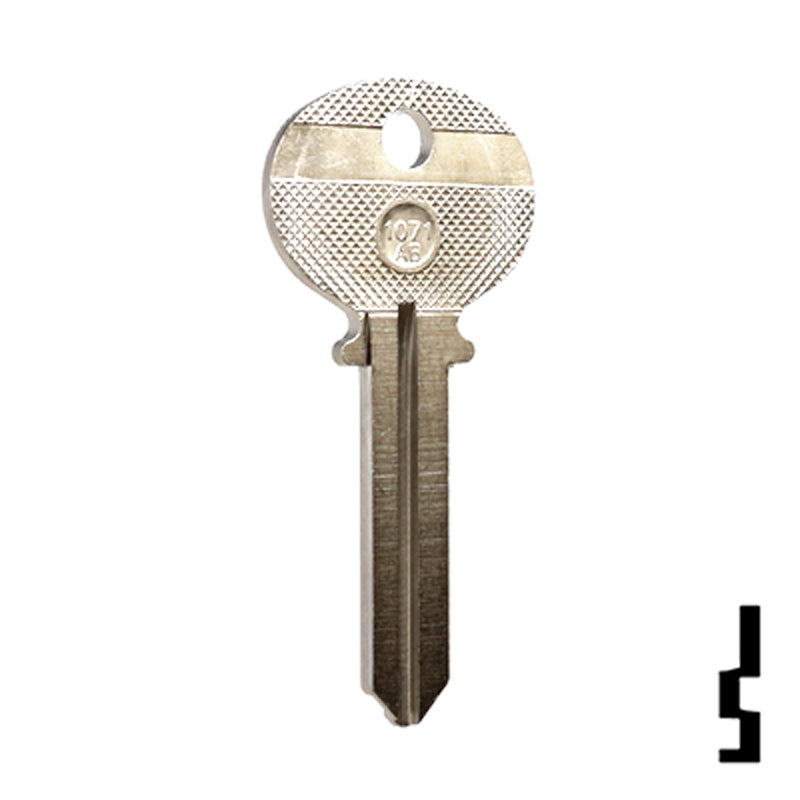 Uncut Key Blank | Wilson Bohannon | 1071AB Residential-Commercial Key Ilco