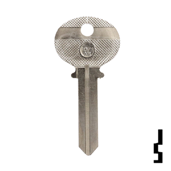 Uncut Key Blank | Wilson Bohannon | 1071AB Residential-Commercial Key Ilco