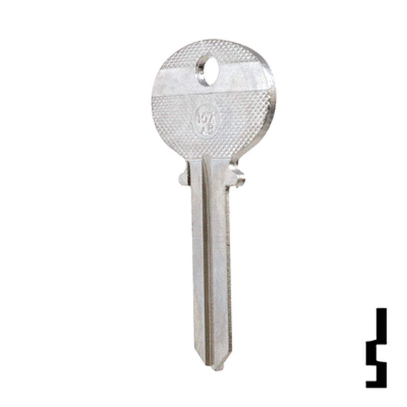 Uncut Key Blank | Wilson Bohannon | 1071AB Residential-Commercial Key Ilco