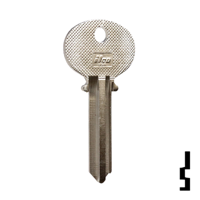 Uncut Key Blank | Wilson Bohannon | 1071AB Residential-Commercial Key Ilco