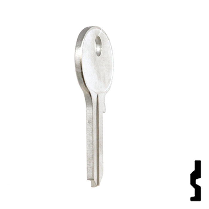 Uncut Key Blank | Wilson Bohannon | 1071BD Residential-Commercial Key Ilco