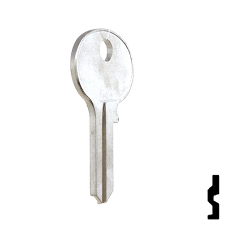 Uncut Key Blank | Wilson Bohannon | 1071BD Residential-Commercial Key Ilco