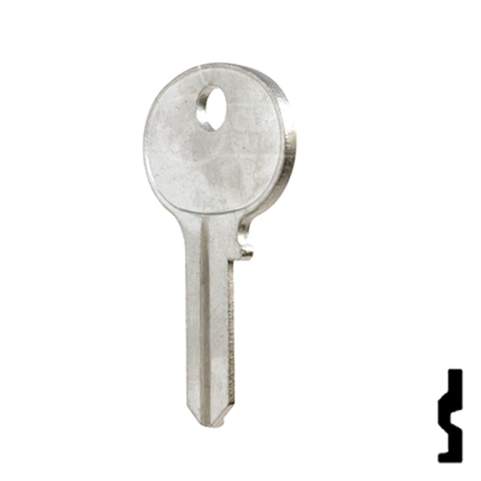 Uncut Key Blank | Wilson Bohannon | 1071BD Residential-Commercial Key Ilco
