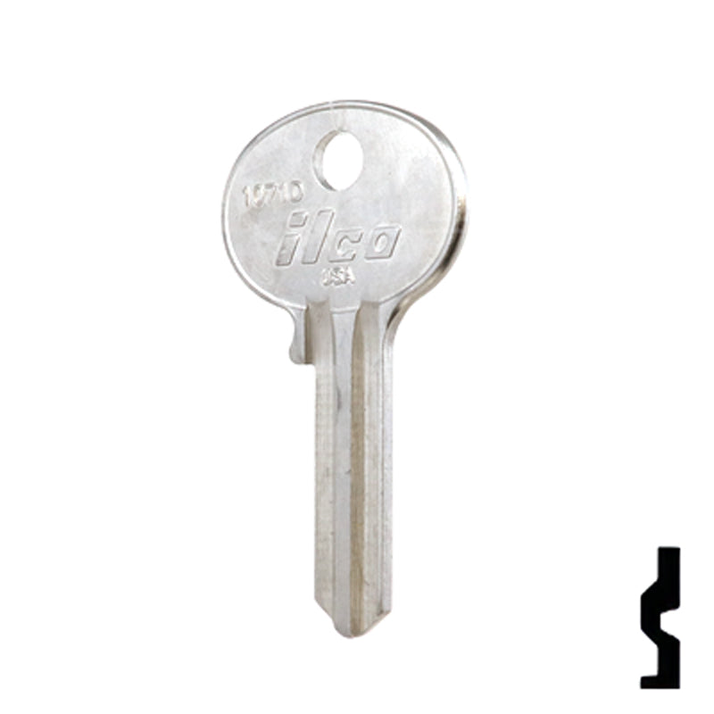 Uncut Key Blank | Wilson Bohannon | 1071D Residential-Commercial Key Ilco
