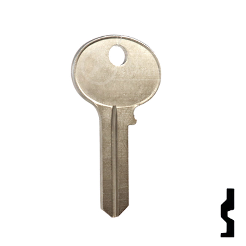 Uncut Key Blank | Wilson Bohannon | 1071D Residential-Commercial Key Ilco