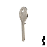 Uncut Key Blank | Wilson Bohannon | 1071D Residential-Commercial Key Ilco