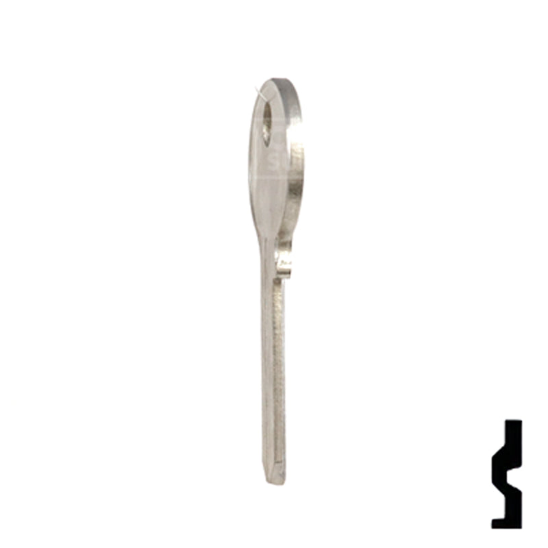Uncut Key Blank | Wilson Bohannon | 1071D Residential-Commercial Key Ilco