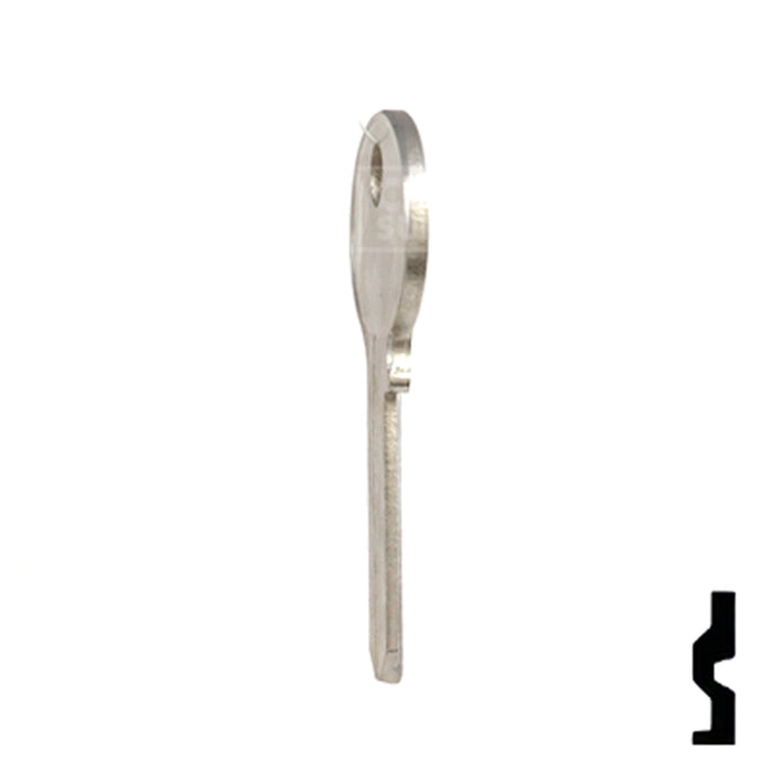 Uncut Key Blank | Wilson Bohannon | 1071D Residential-Commercial Key Ilco