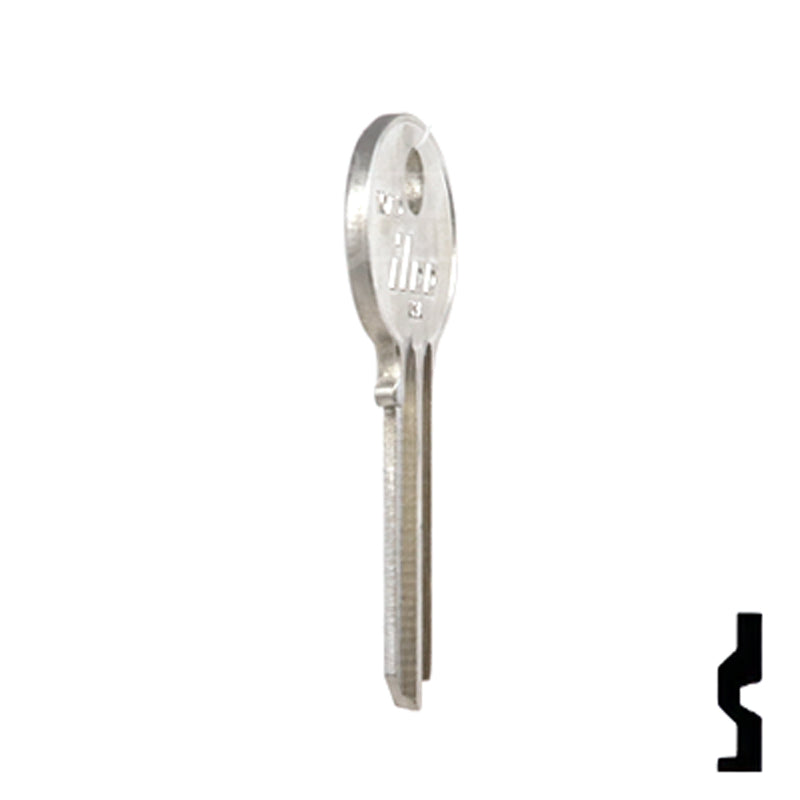 Uncut Key Blank | Wilson Bohannon | 1071D Residential-Commercial Key Ilco