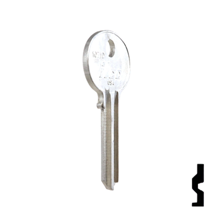 Uncut Key Blank | Wilson Bohannon | 1071D Residential-Commercial Key Ilco